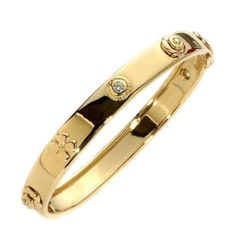 chanel gold bangle bracelet